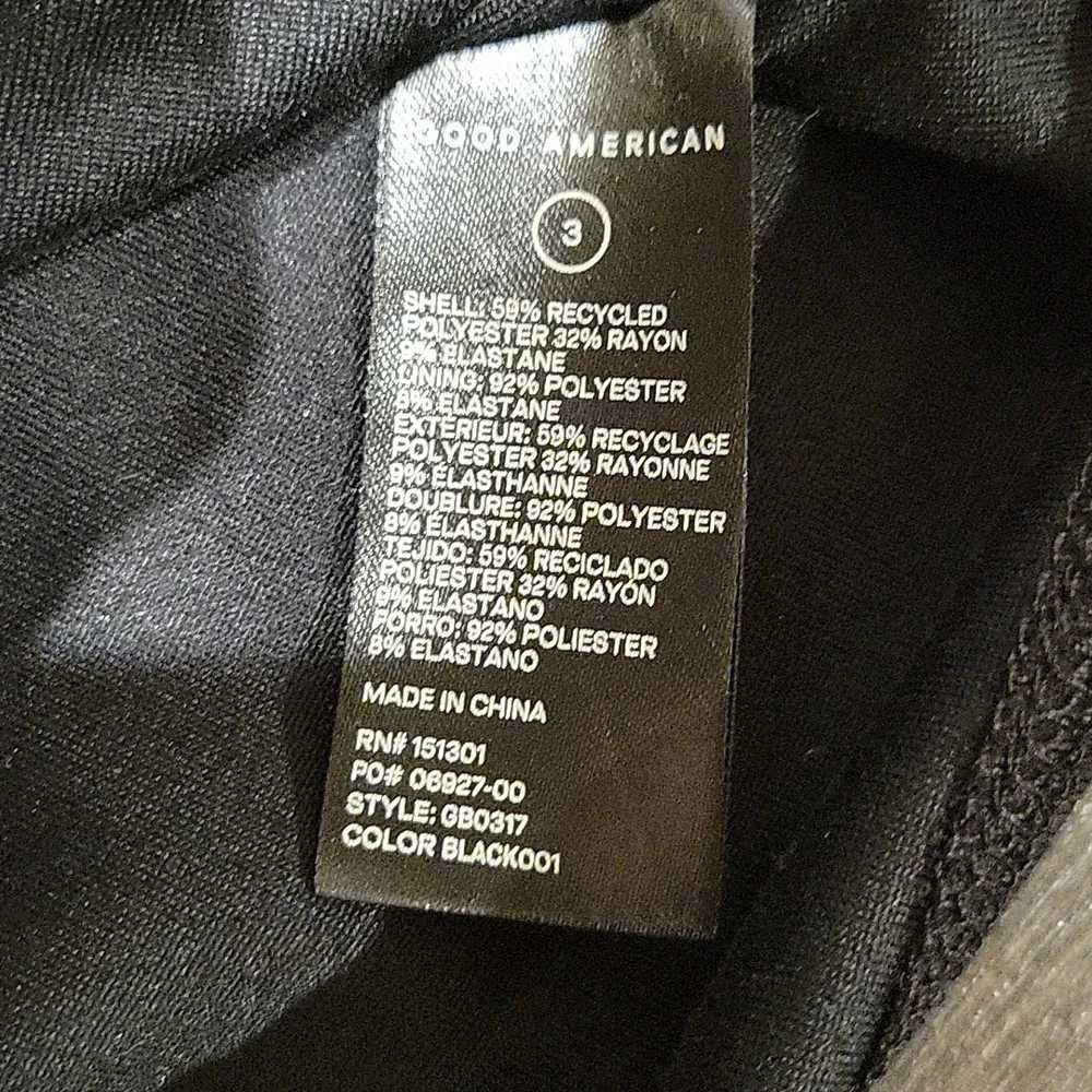 ❤️ NWOT! GOOD AMERICAN U RING LONG SLEEVE BODYSUIT, 3 (LARGE) - Picture 8 of 12
